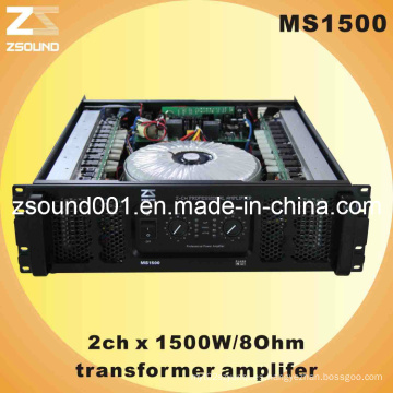 2xch Audio Amplificador profesional (MS1500)